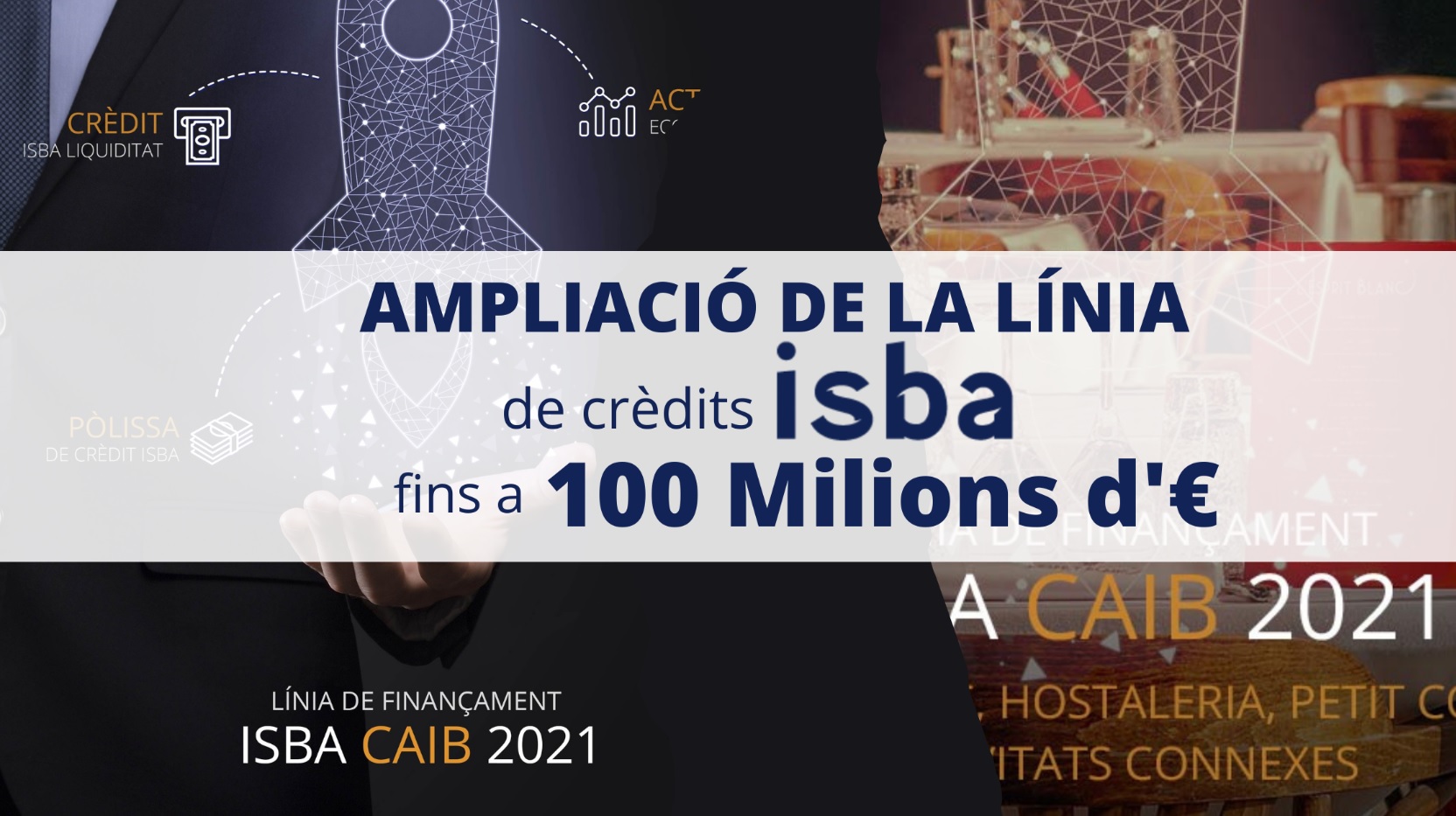SE AMPLÍA LA LÍNEA HASTA 100 MILLONES DE EUROS LA LINEA ISBA CAIB 2021
